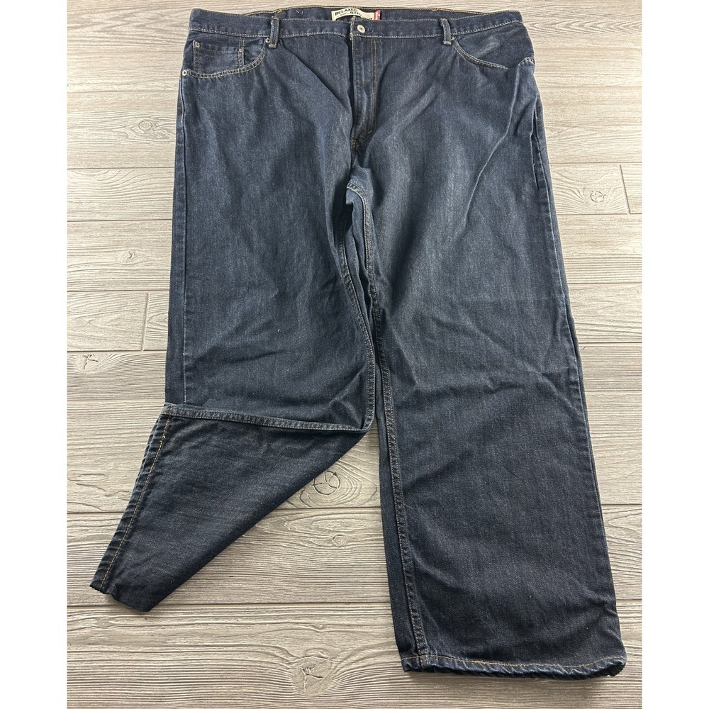 Levis 559 Relaxed Straight Fit Mens Blue Denim Jeans 48X32 Dark Wash